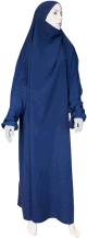 Jilbab Al-Haramayn une (1) piece - Couleur bleue Marine