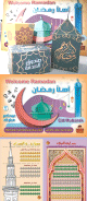 Bienvenue Ramadan : Ensemble decorations et activite islamique pour le mois de jeune et les deux Aid (Pack Deco 36 pages A3 - Welcome Ramadan - Eid Mubarak)
