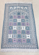 Tapis de priere tisse de type chenille avec motifs multi-couleurs et brillants