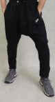 Seroual homme - Pantalon Jogging tissu leger poches zip - Sarouel Marque Best Ummah - Couleur noir