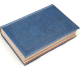 Le Noble Coran avec pages en couleur Arc-en-ciel (Rainbow) - Bilingue (francais/arabe) - Couverture Cuir de couleur bleu marine