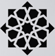 Grand sticker mural de motif oriental / arabesque