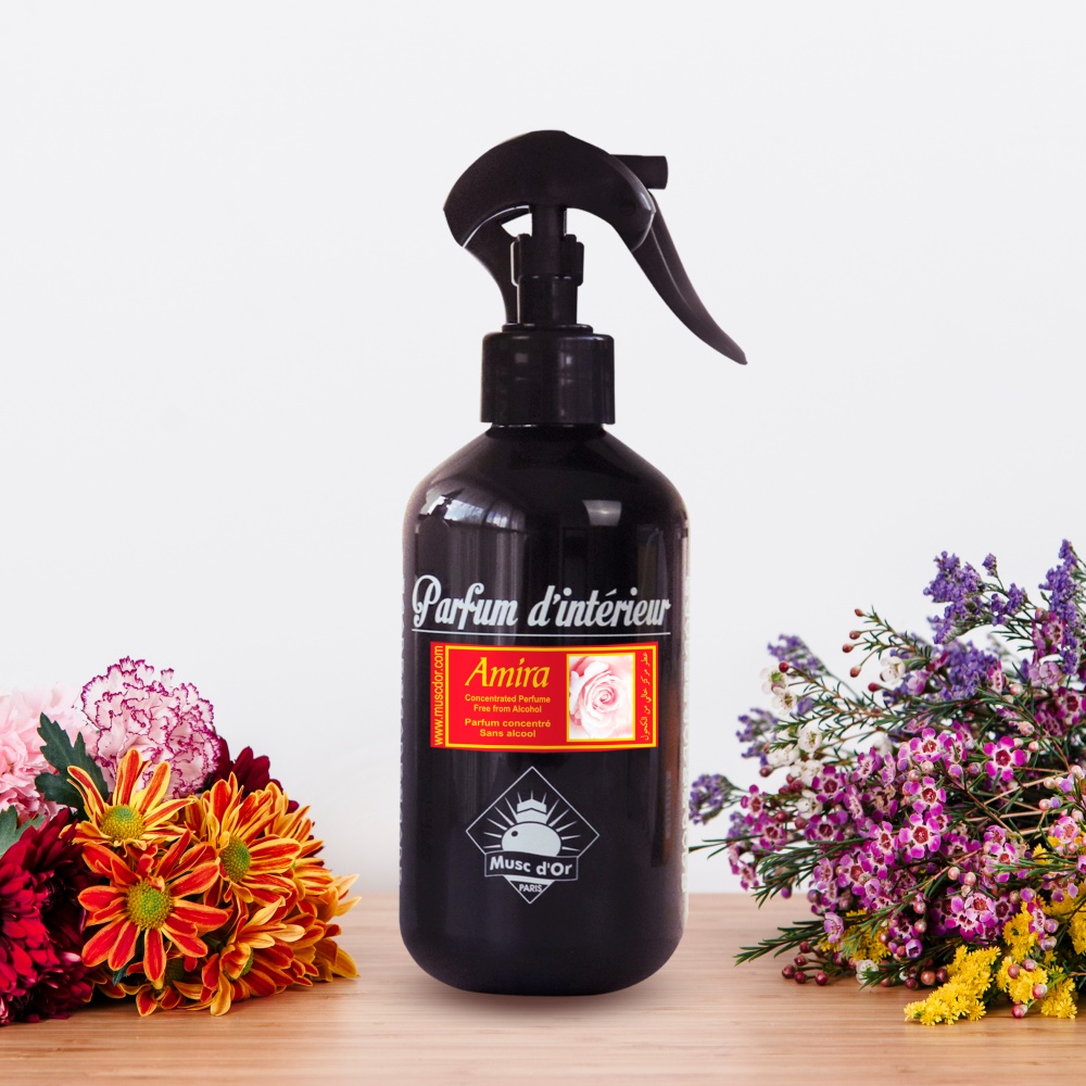 Parfum désodorisant d'ambiance en spray  Ideal (avec sa boite cadeau) -  500 ml - Parfum / Encens
