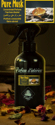  Parfum d'ambiance et d’intérieur "Pure Musk" - Eau parfumée désodorisante Musc d'Or (350 ml)