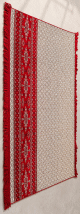 Tapis de prière 4 places pour la prière collective (Jamâ'a) - Couleur rouge Tapis de prière 4 places pour la prière collective (Jamâ'a) - Couleur rouge