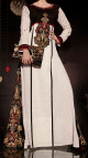Robe orientale de luxe maxi-longue pour femme
