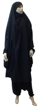 Jilbab cape + sarouel  taille XL
